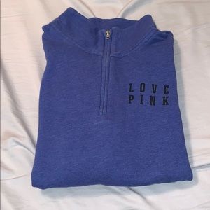 Vs pink half zip